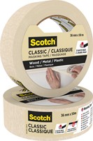 Afplaktape Scotch Classic 36mmx50m beige 1 Rol-2