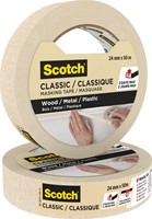 Afplaktape Scotch Classic 24mmx50m beige 1 Rol-2