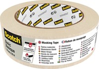 Afplaktape Scotch Basic 36mmx50m beige 1 Rol