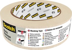 Afplaktape Scotch Basic 36mmx50m beige 1 Rol