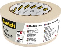 Afplaktape Scotch Basic 48mmx50m beige 1 Rol