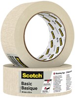 Afplaktape Scotch Basic 48mmx50m beige 1 Rol-1