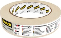 Afplaktape Scotch Basic 24mmx50m beige 1 Rol