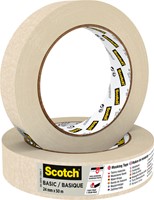 Afplaktape Scotch Basic 24mmx50m beige 1 Rol-1