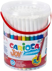 Viltstiften Carioca Joy pot 100st 100 Stuk