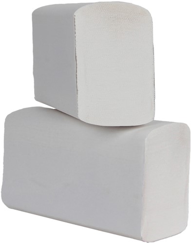 Handdoek Cleaninq I-vouw 2-laags wit 25 Stuk-3