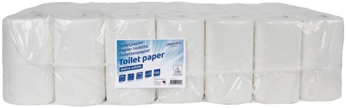 Toiletpapier Cleaninq T4 56x250 vel wit 56 Rol