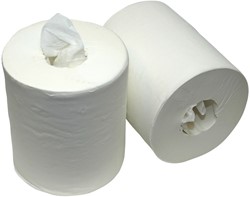 Poetspapier Cleaninq medium 1laags 280m wit 6 Rol