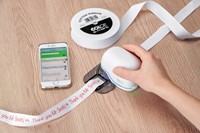 Lint Colop Emark 15mmx25m wit 1 Rol-2