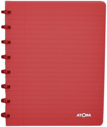 Schrift Atoma A5 blanco 144blz 90gr PP transp ass 1 Stuk-2