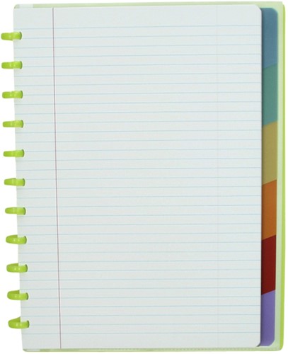 Schrift Atoma A4+ lijn 120blz 90gr PP transp ass 1 Stuk-3