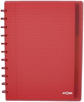 Schrift Atoma A4+ lijn 120blz 90gr PP transp ass 1 Stuk-1