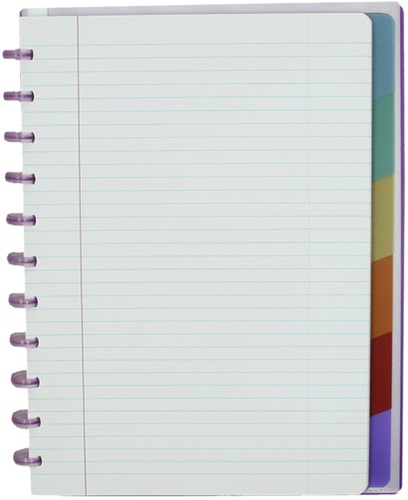 Schrift Atoma A4+ lijn 120blz 90gr PP transp ass 1 Stuk-4