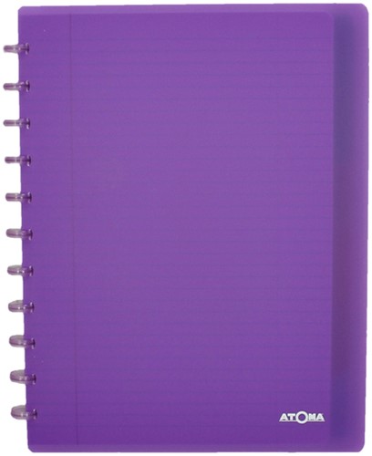 Schrift Atoma A4+ lijn 120blz 90gr PP transp ass 1 Stuk-3