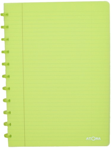 Schrift Atoma A4 lijn 144blz 90gr PP transp ass 1 Stuk-2