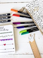 Fineliner edding 1200 F pastel assorti 6 Stuk-3