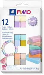 Klei Fimo Staedtler soft colour pastel assorti 12 Stuk