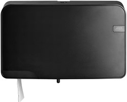 Toiletpapierdispenser Quartzline Q5 jumbo zwart 1 Stuk