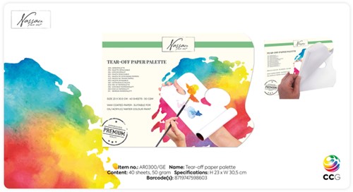 Afscheurpalet Nassua fine art 23x30.5 40vel 1 Stuk-3