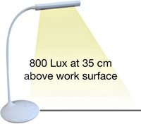 Bureaulamp Unilux Nelly led wit 1 Stuk-1