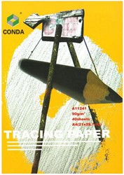 Overtrekpapier Conda A3 90 gr transparant 1 Stuk