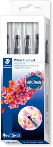 Waterbrushstift Staedtler breedtes assorti 4 Stuk