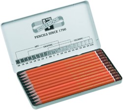 Potloodstift Koh I Noor 1502 Artset 8B 2H 1 Stuk