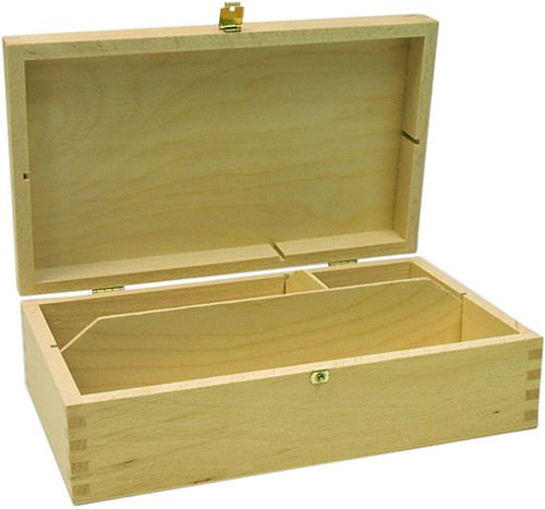 TEKENDOOS 713 27X16X8 HOUT 1 Stuk