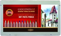 Pastelpotlood Koh I Noor gioconda 12 assorti 12 Stuk