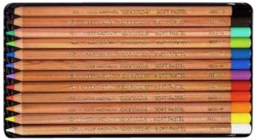 Pastelpotlood Koh I Noor gioconda 12 assorti 12 Stuk-2