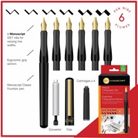 Kalligrafiepen Manuscript MC1155 deluxe 6-delig 6 Stuk-2
