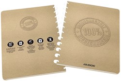 Schrift Adoc BIO A4 ruit 5x5mm 144pag 90gr kraft 1 Stuk
