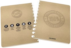 Schrift Adoc BIO A4 ruit 4x8mm 144pag 90gr kraft 1 Stuk