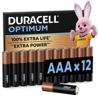 Batterij Duracell Optimum 12x AAA 12 Stuk-2