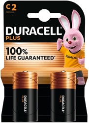 Batterij Duracell Plus 2x C 2 Stuk