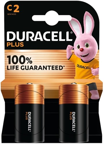 Batterij Duracell Plus 2x C 2 Stuk