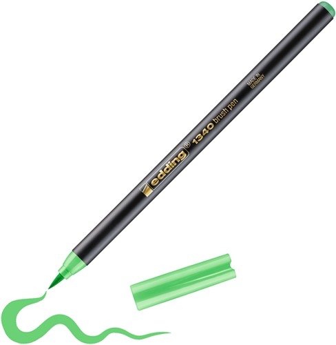 Brushpen edding 1340 lichtgroen 1 Stuk-3