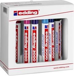 Viltstift edding 3000 rond 1.5-3mm set10 assorti 10 Stuk