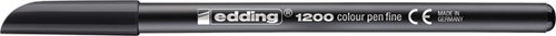Fineliner edding 1200 001 fijn zwart blister à 3 stuks-3