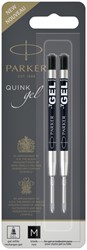 Gelschrijvervulling Parker Quink M zwart 2 Stuk