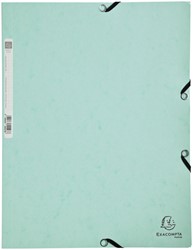 Elastomap Exacompta aquarel A4 3 klep 400gr groen 1 Stuk
