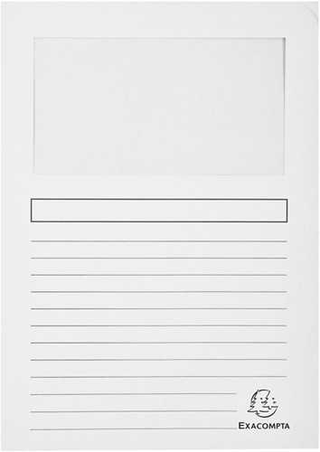 Venstermap Exacompta Forever L-map 120gr ass 10st 10 Stuk-3