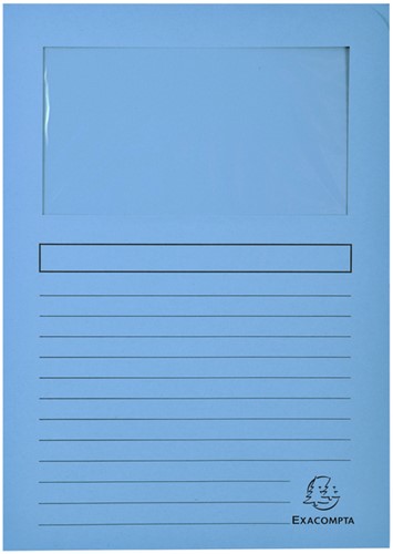 Venstermap Exacompta Forever L-map 120gr ass 10st 10 Stuk-1