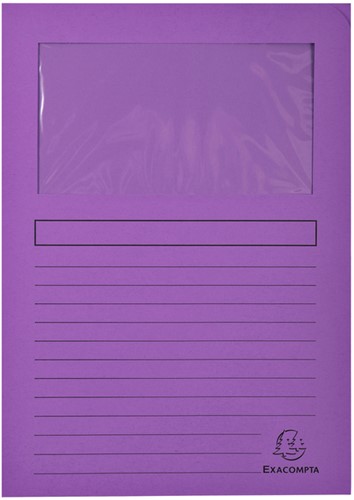 Venstermap Exacompta Forever L-map 120gr ass 10st 10 Stuk-5