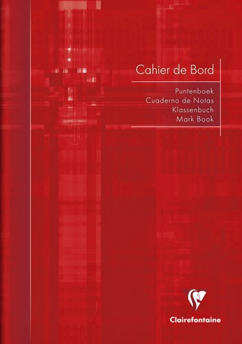 Puntenboek leraren Clairefontaine A4 72p meertalig 1 Stuk-3