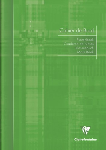 Puntenboek leraren Clairefontaine A4 72p meertalig 1 Stuk-1