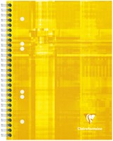Collegeblok Clairefontaine Studium A5+ ruit 5x5mm 6-gaats 80 pagina's assorti-3