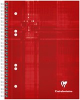 Collegeblok Clairefontaine Studium A5+ ruit 5x5mm 6-gaats 80 pagina's assorti-2