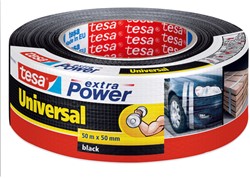 Duct tape tesa extra Power Uni 50mx50mm zwart 1 Rol