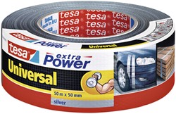 Duct tape tesa extra Power Uni 50mx50mm grijs 1 Rol